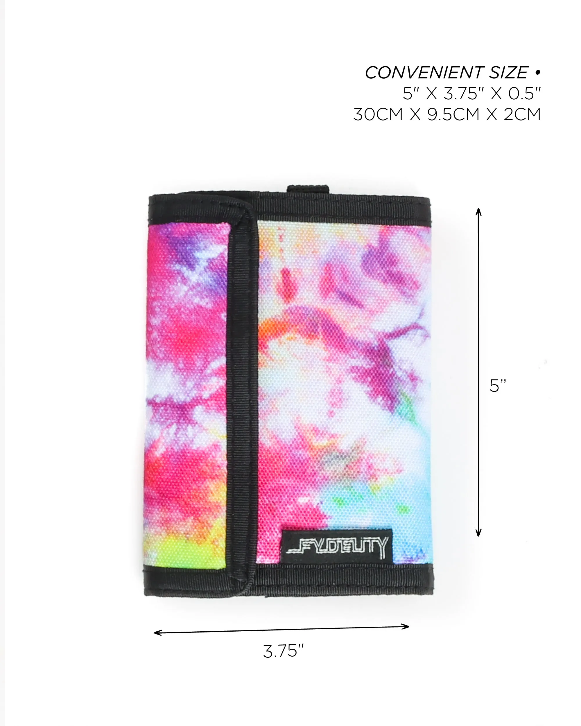 80's Wallet | Bi-Fold RFID |Tie-Dye Splash