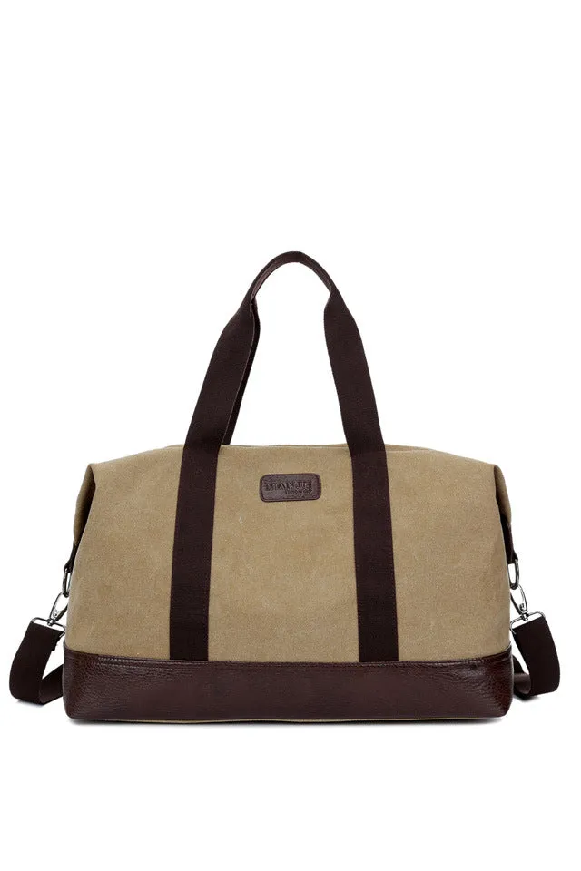 Backpack 2022 New Korean Style Portable Canvas Bag Large Capacity Shoulder Bag Fashion Trend Workout Travel Bag