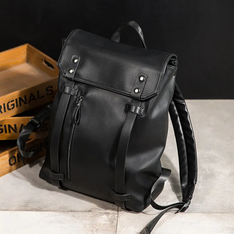 Backpack 2022 New  Men's Bag Soft Surface Fashion Trendy Casual  Multi-Functional Large Capacity