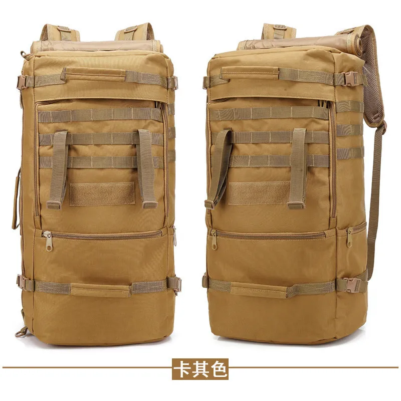 Backpack 60L Large Capacity Multi-Purpose Travel Bag Sports  Combat Bag Men's Outdoor Sports