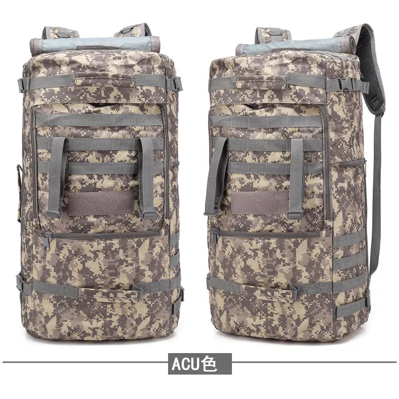 Backpack 60L Large Capacity Multi-Purpose Travel Bag Sports  Combat Bag Men's Outdoor Sports