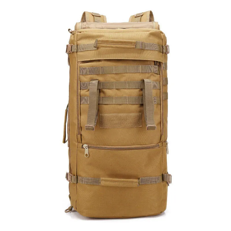 Backpack 60L Large Capacity Multi-Purpose Travel Bag Sports  Combat Bag Men's Outdoor Sports