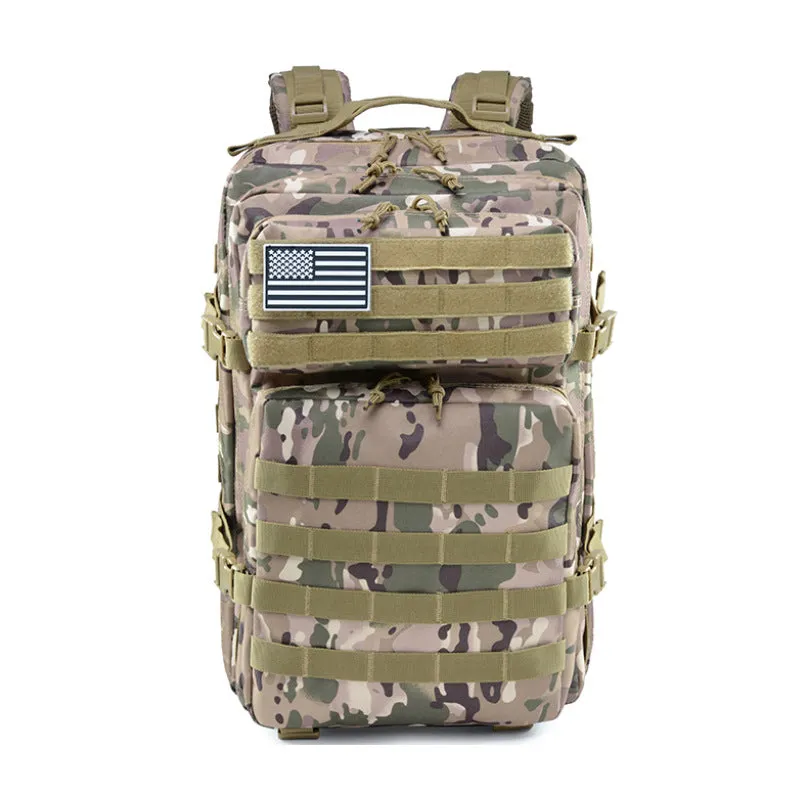 Backpack Camping Camouflage Mountaineering Leisure Travel Exercise Large Capacity Outdoor Tactics