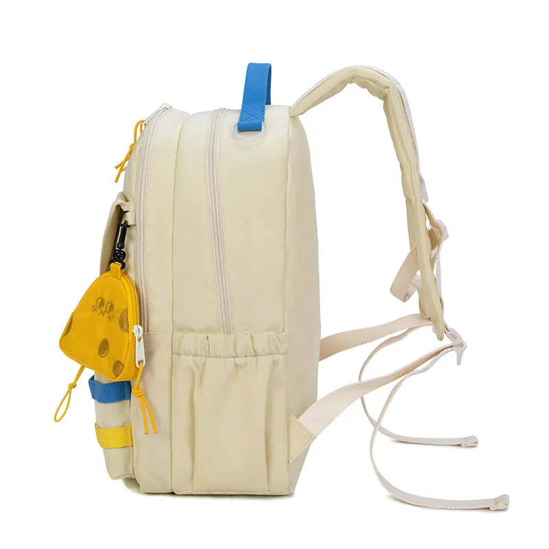 Backpack Large Capacity Japanese Korean Junior High School Student Macaron Class Schoolbag College Student