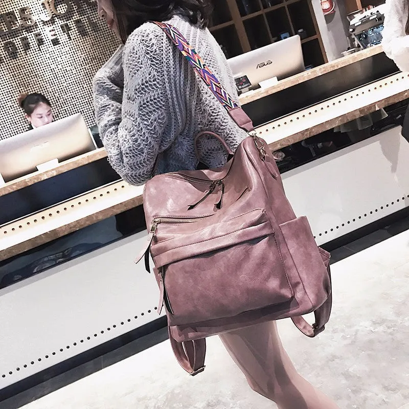 Backpack Large Capacity Preppy Style Travel Leisure High Medium and Large Fashion Backpack