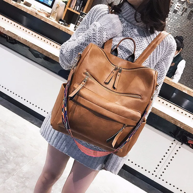 Backpack Large Capacity Preppy Style Travel Leisure High Medium and Large Fashion Backpack