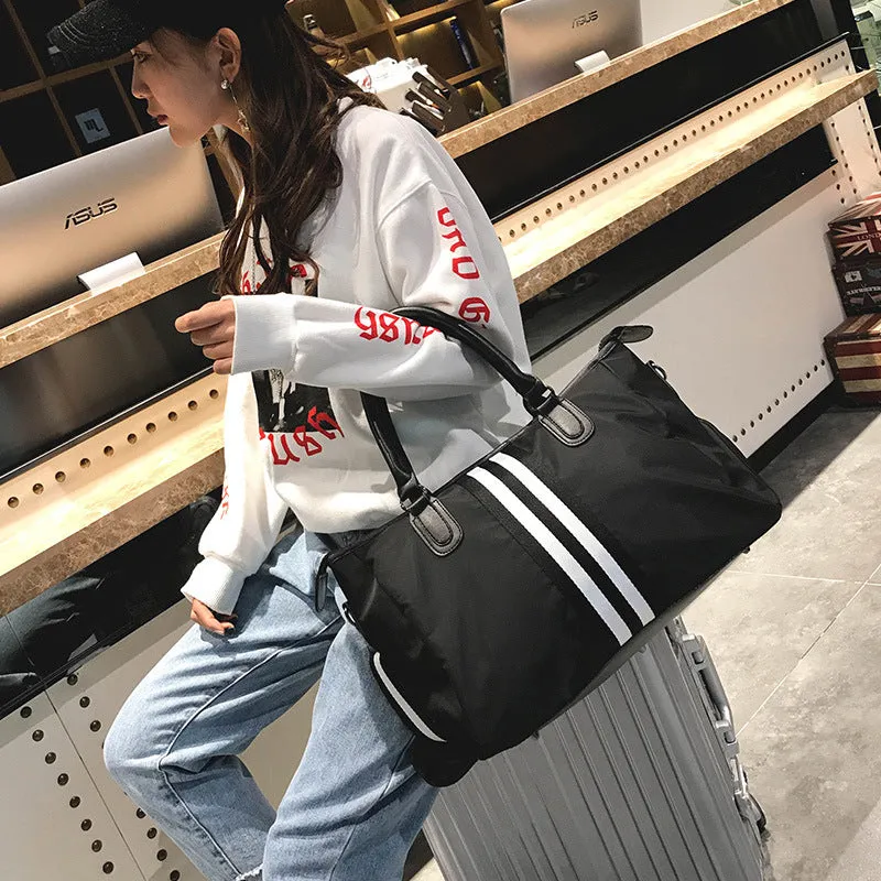Backpack Men's and Women's Portable One-Shoulder Crossbody Luggage Bag Travel Large Capacity Gym Bag