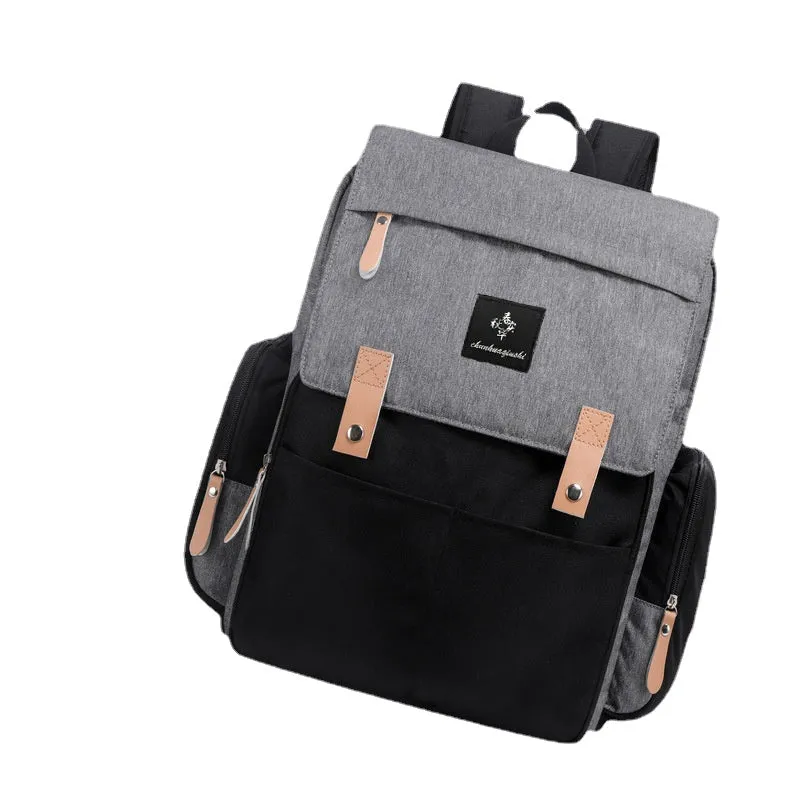 Backpack Mom Bag Baby Diaper Bag Baby Milk Powder Feeding Bottle Diaper