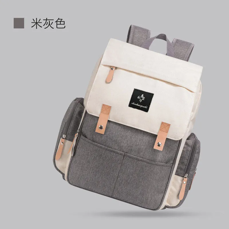 Backpack Mom Bag Baby Diaper Bag Baby Milk Powder Feeding Bottle Diaper