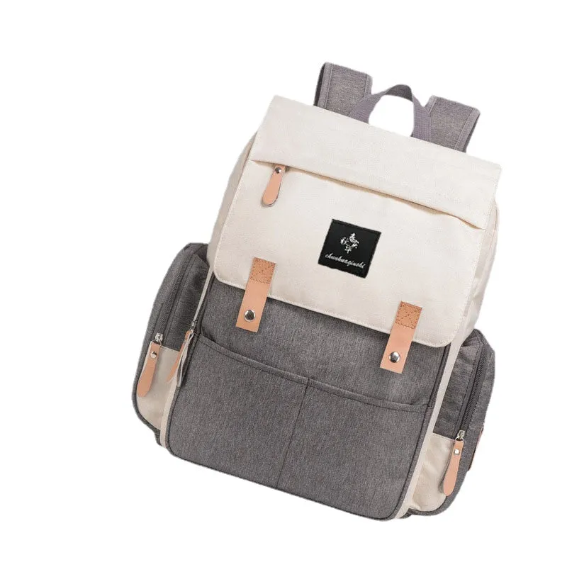 Backpack Mom Bag Baby Diaper Bag Baby Milk Powder Feeding Bottle Diaper