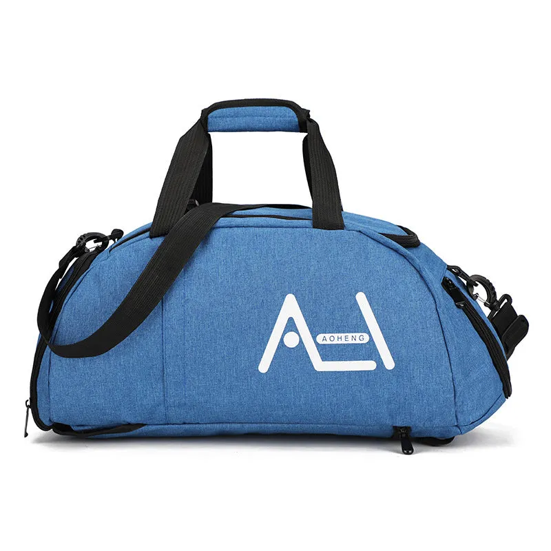 Backpack Multi-Functional Double-Back Men's and Women's Travel Bag Independent Shoe Pouch