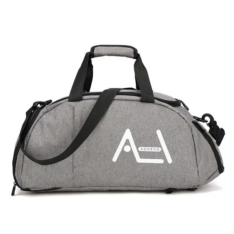 Backpack Multi-Functional Double-Back Men's and Women's Travel Bag Independent Shoe Pouch
