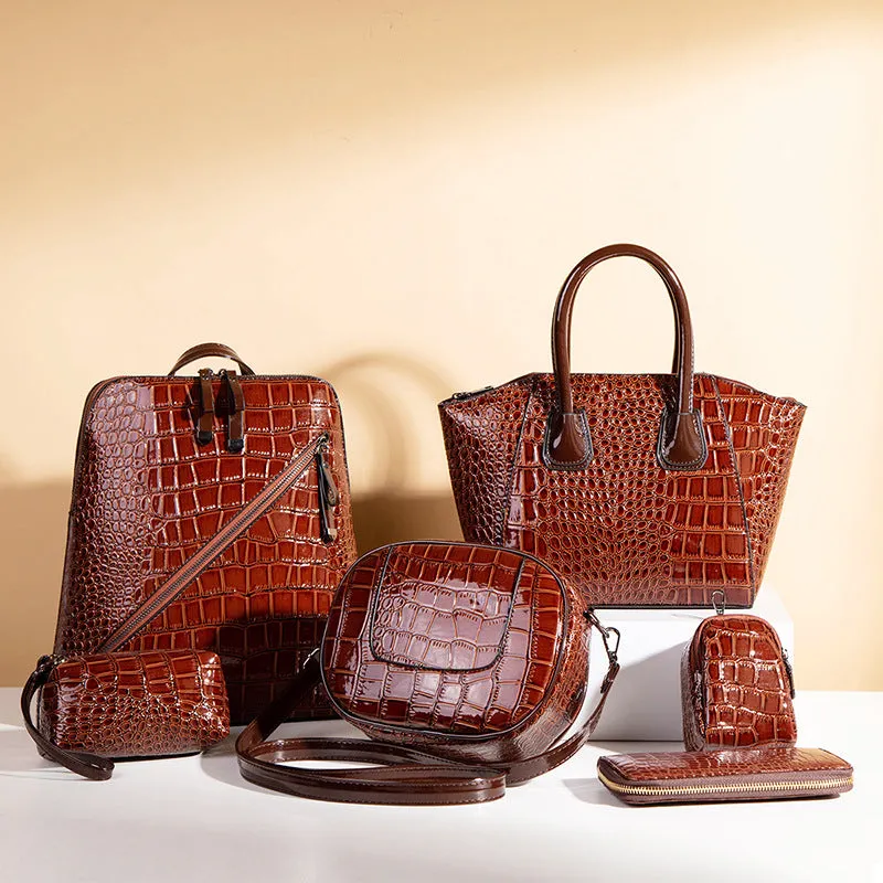 Backpack Multi-Functional Multi-Purpose Six-Piece Women   Stylish shoulder bag
