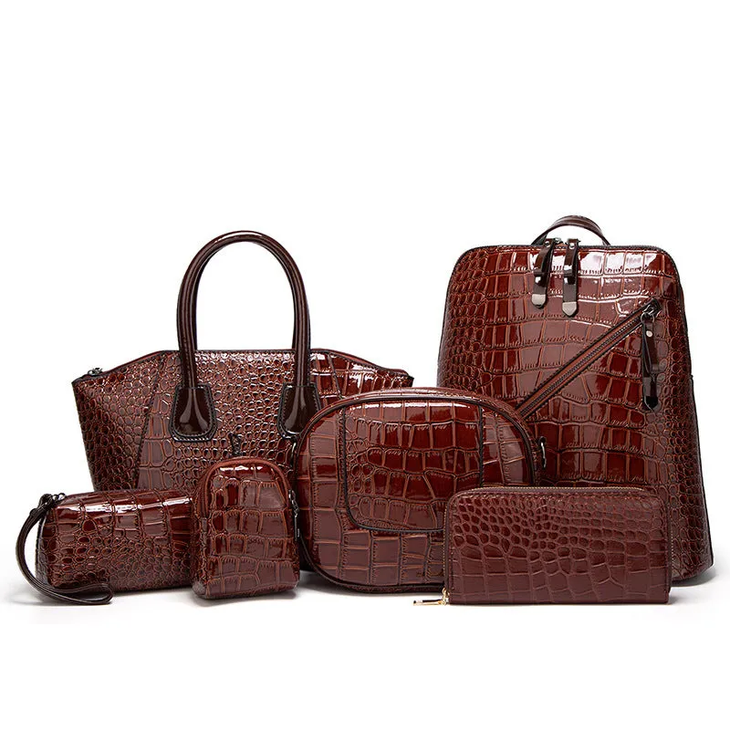 Backpack Multi-Functional Multi-Purpose Six-Piece Women   Stylish shoulder bag