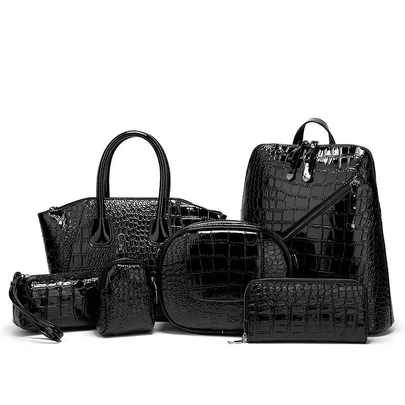 Backpack Multi-Functional Multi-Purpose Six-Piece Women   Stylish shoulder bag