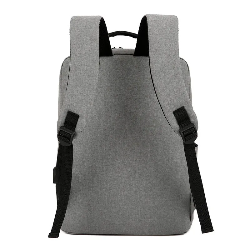 Backpack Nylon   USB Charging   Middle School College Schoolbag Casual