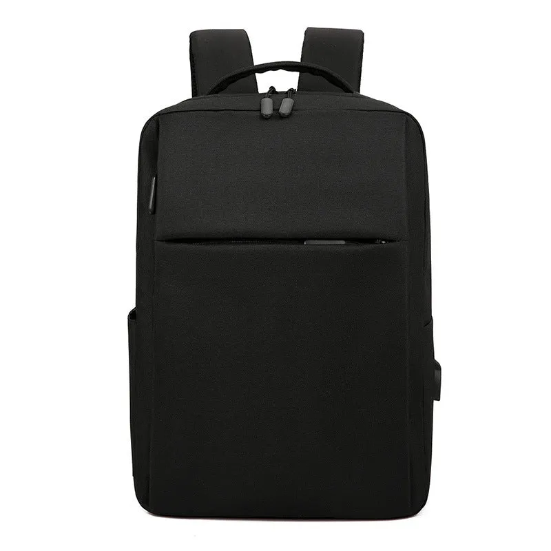 Backpack Nylon   USB Charging   Middle School College Schoolbag Casual