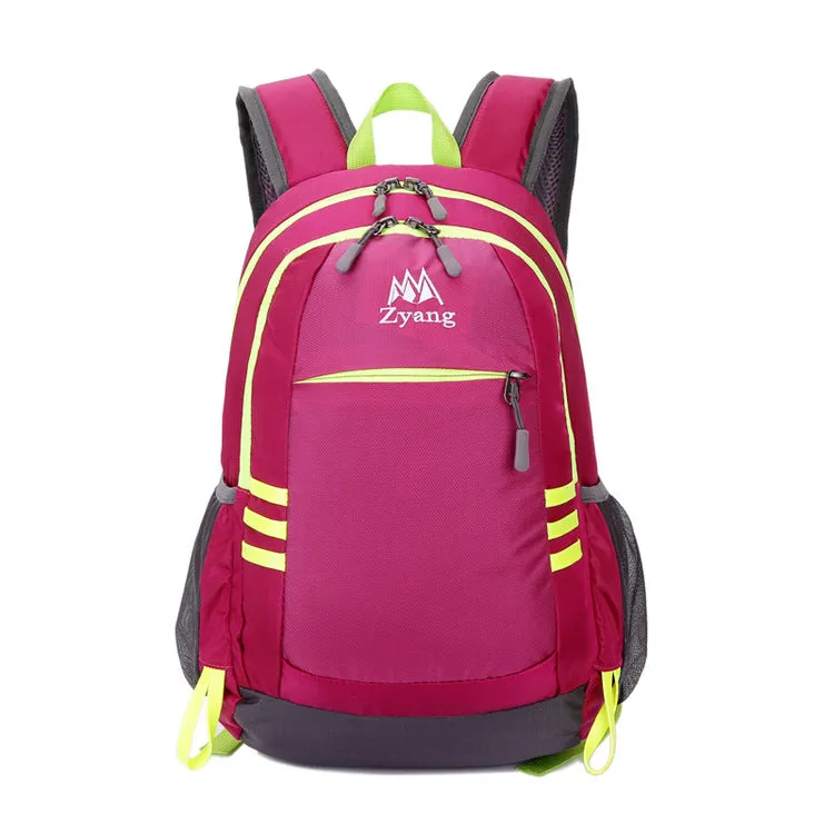 Backpack Outdoor Nylon Hiking Backpack Leisure Hiking Travel Bag Waterproof School Bag