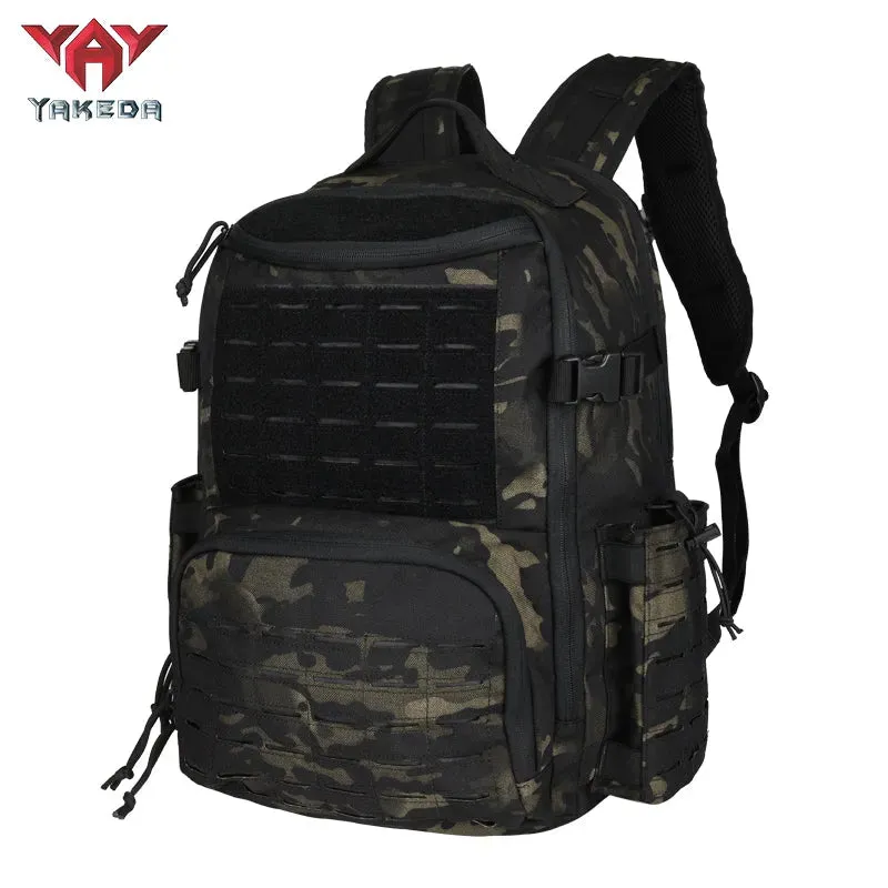 BK-2357 Tactical Backpack Hiking Bag Outdoor Sports Shoulder Bag Wear-Resistant Polyester Travel Hiking Large Capacity Backpacks