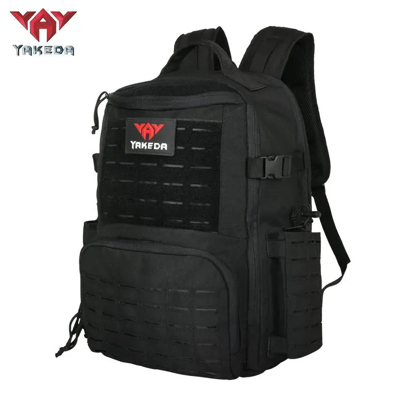 BK-2357 Tactical Backpack Hiking Bag Outdoor Sports Shoulder Bag Wear-Resistant Polyester Travel Hiking Large Capacity Backpacks