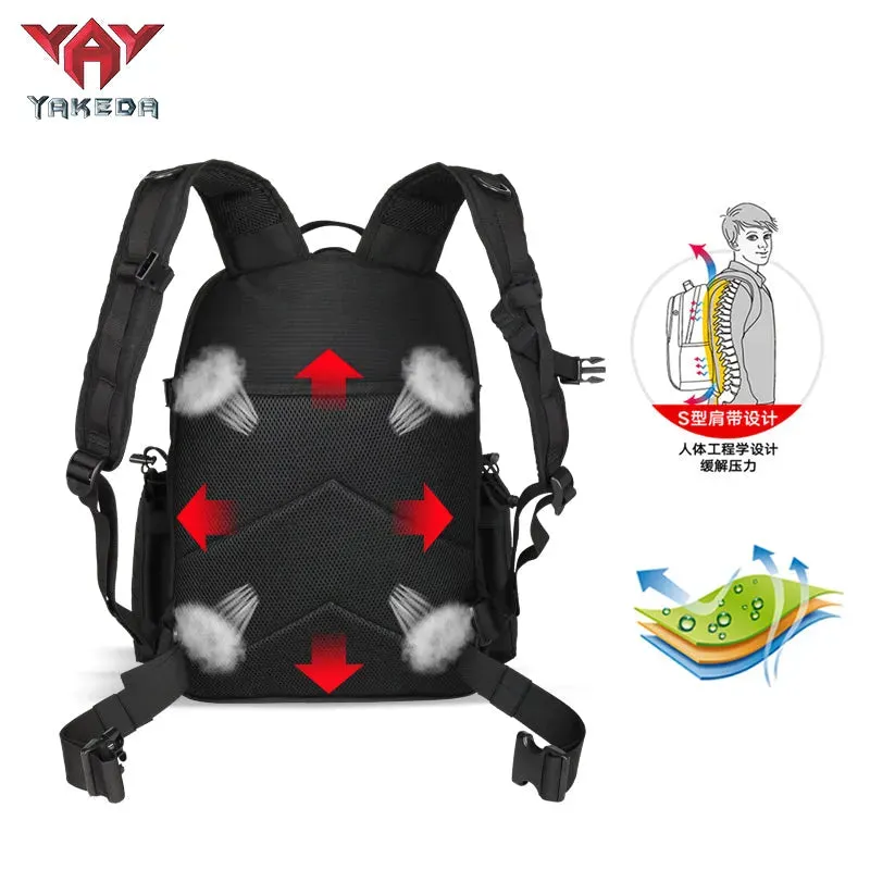 BK-2357 Tactical Backpack Hiking Bag Outdoor Sports Shoulder Bag Wear-Resistant Polyester Travel Hiking Large Capacity Backpacks