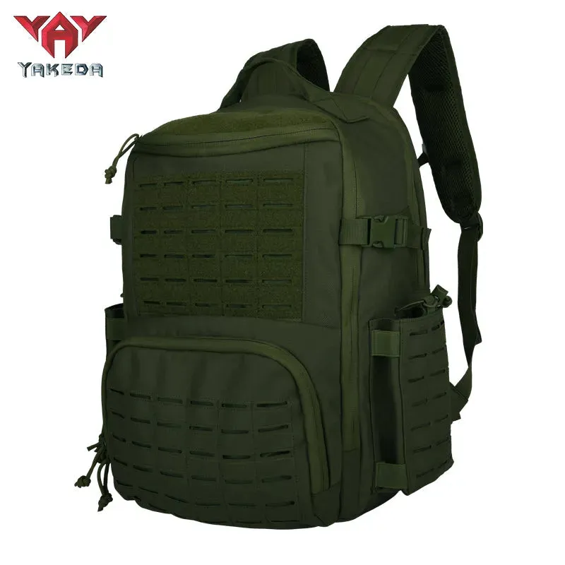 BK-2357 Tactical Backpack Hiking Bag Outdoor Sports Shoulder Bag Wear-Resistant Polyester Travel Hiking Large Capacity Backpacks
