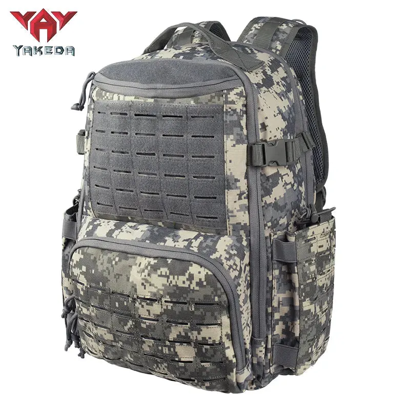 BK-2357 Tactical Backpack Hiking Bag Outdoor Sports Shoulder Bag Wear-Resistant Polyester Travel Hiking Large Capacity Backpacks