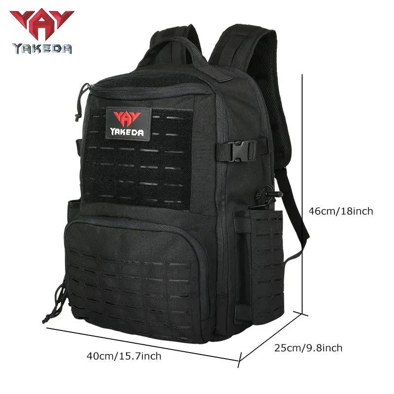 BK-2357 Tactical Backpack Hiking Bag Outdoor Sports Shoulder Bag Wear-Resistant Polyester Travel Hiking Large Capacity Backpacks