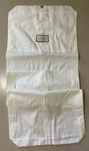 Brand New Gucci Garment Suit,  Any Clothing Unisex White  Bag