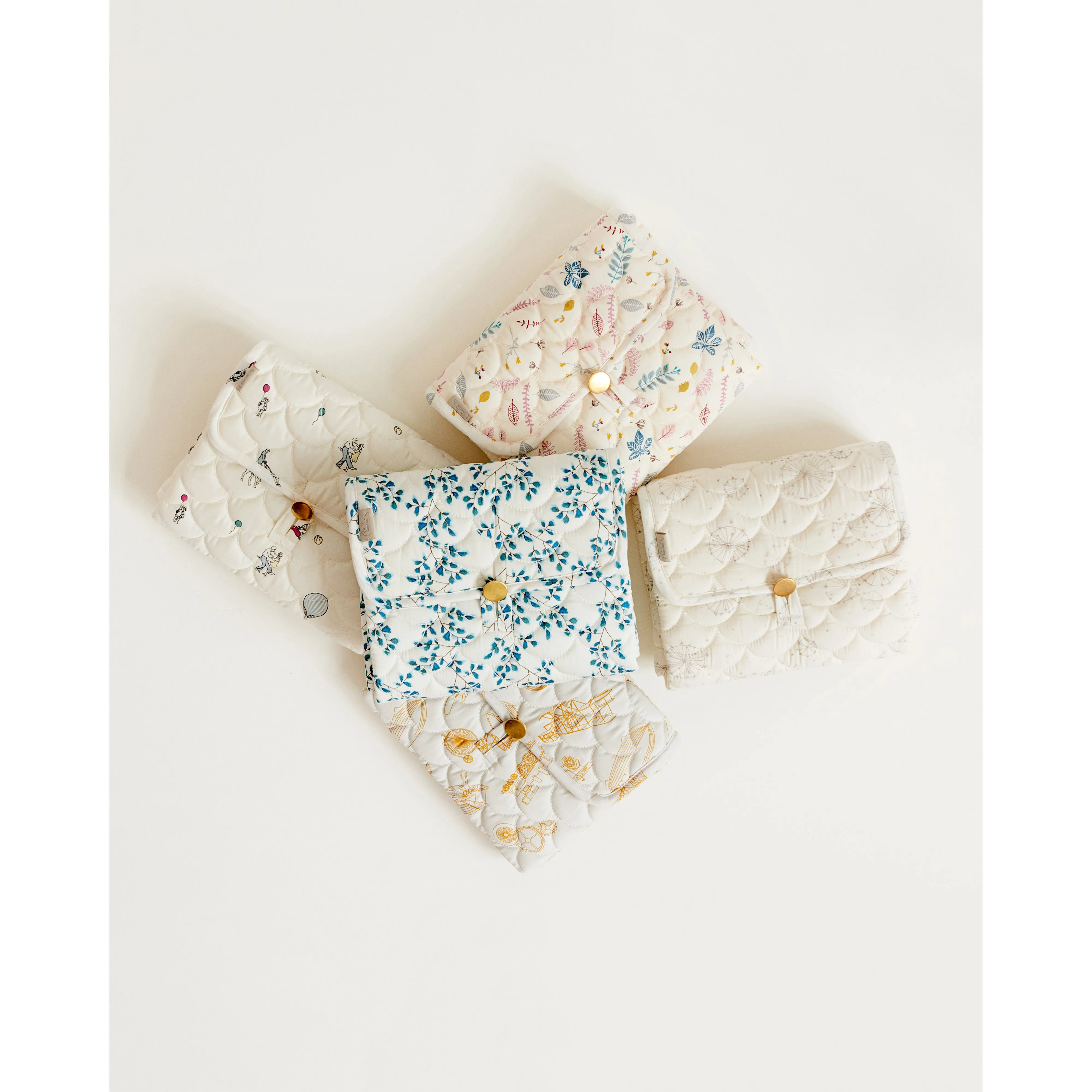 Cam Cam Copenhagen Changing Mat Quilted Dandelion Natural