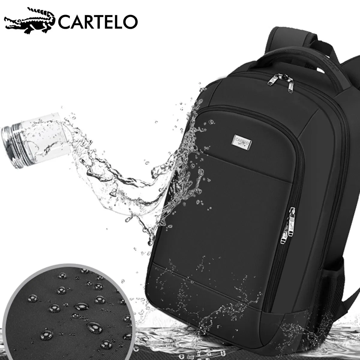 Cartelo Crocodile Backpack Men's Business Backpack Men's
