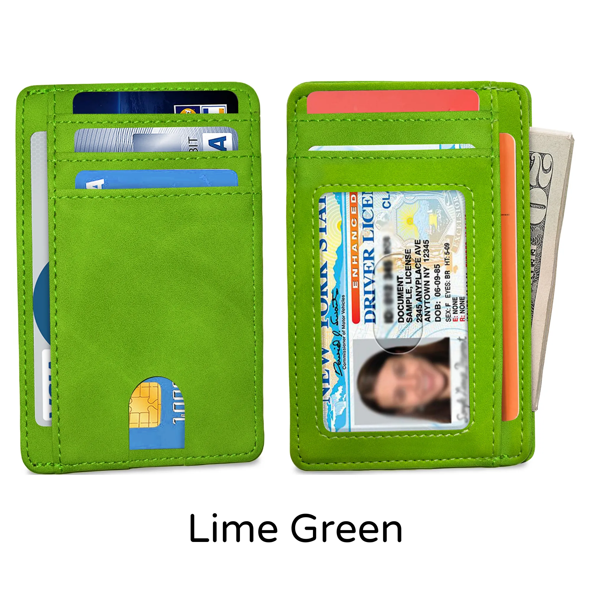 Ciana Slim Faux Leather Wallets For Men & Women