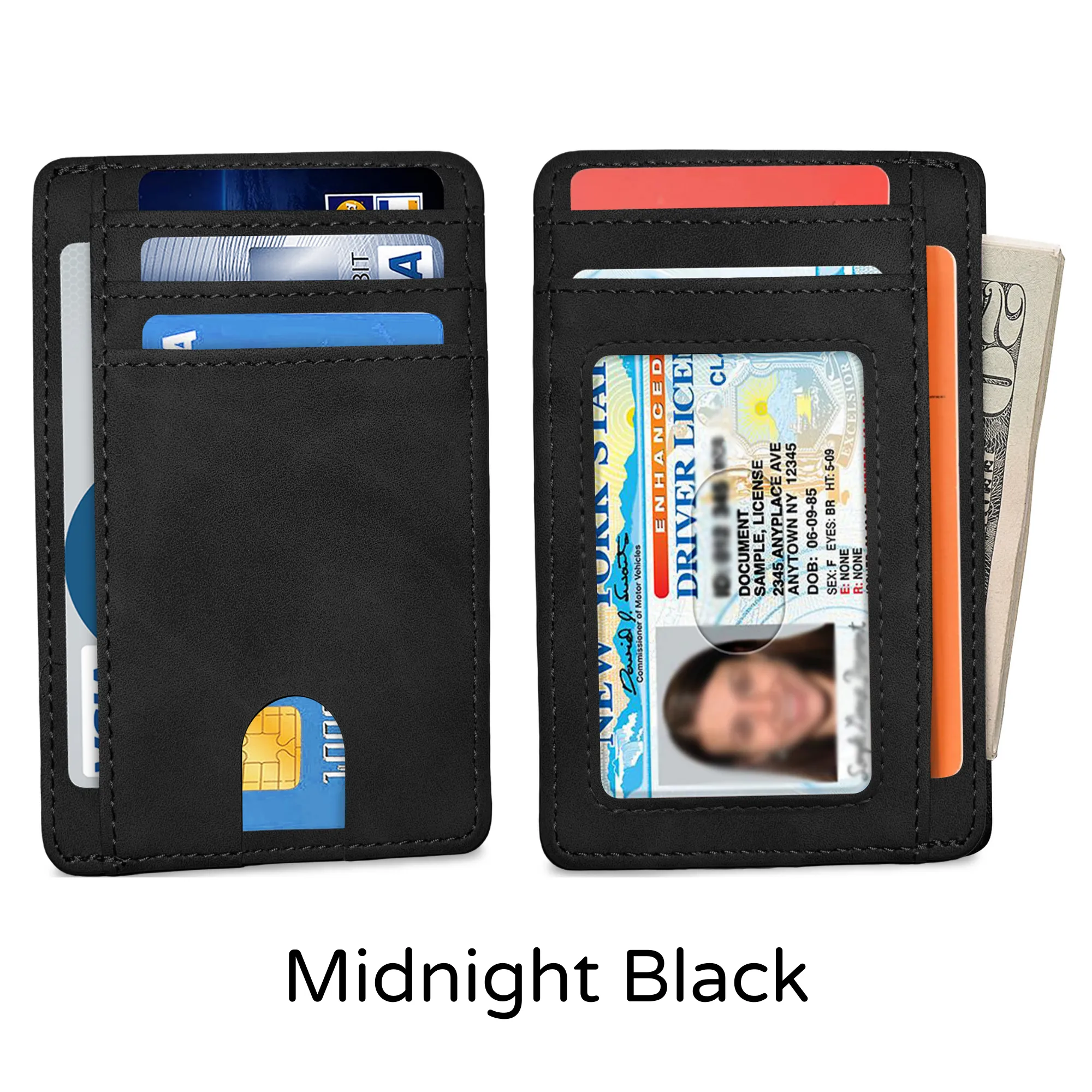 Ciana Slim Faux Leather Wallets For Men & Women