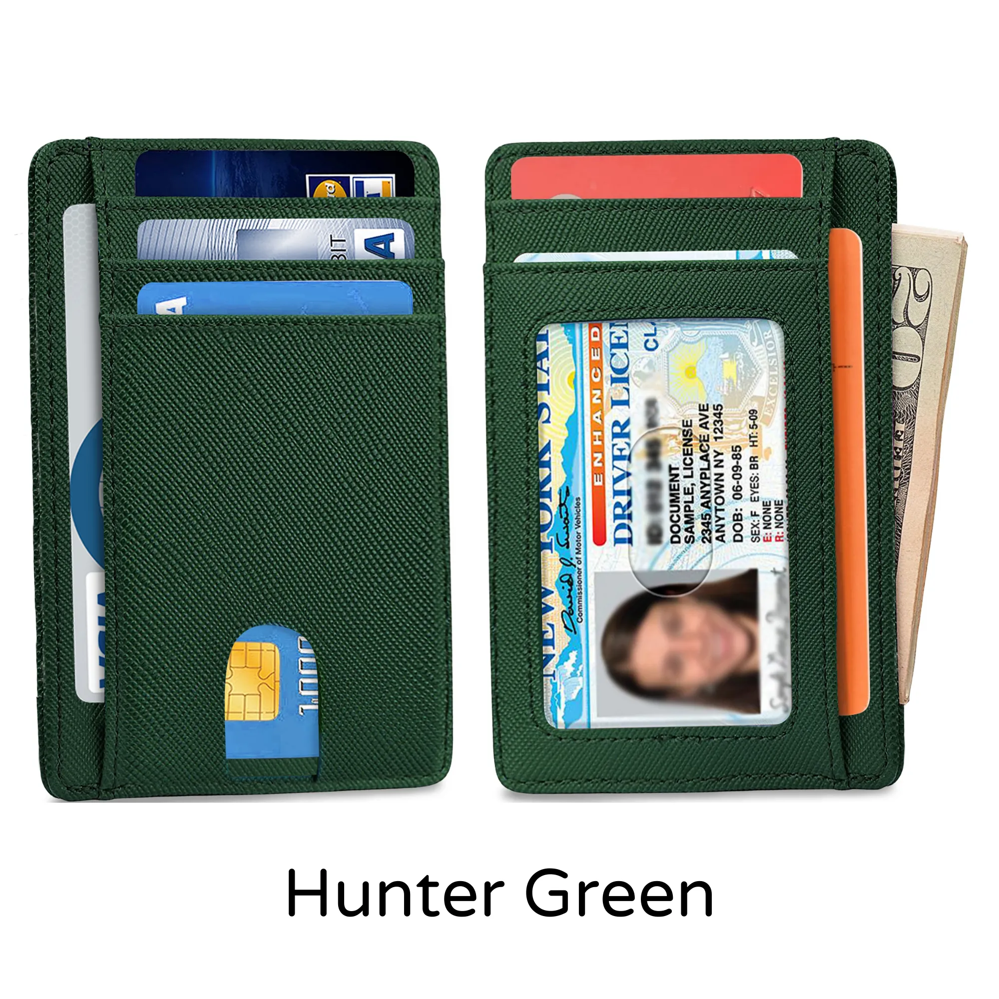 Ciana Slim Faux Leather Wallets For Men & Women