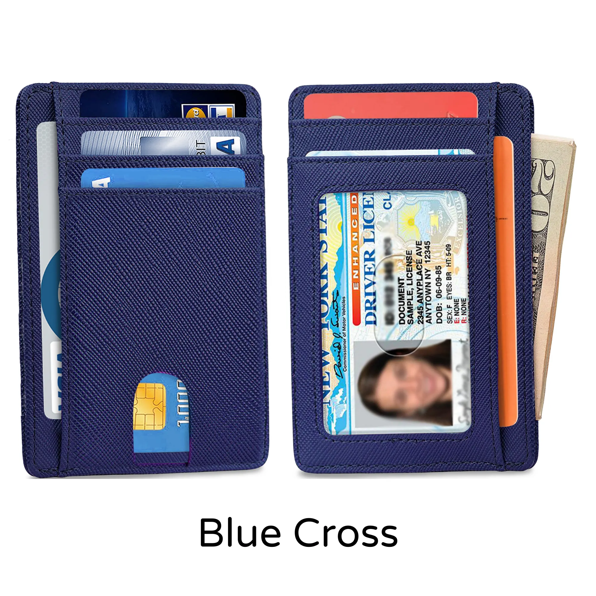 Ciana Slim Faux Leather Wallets For Men & Women