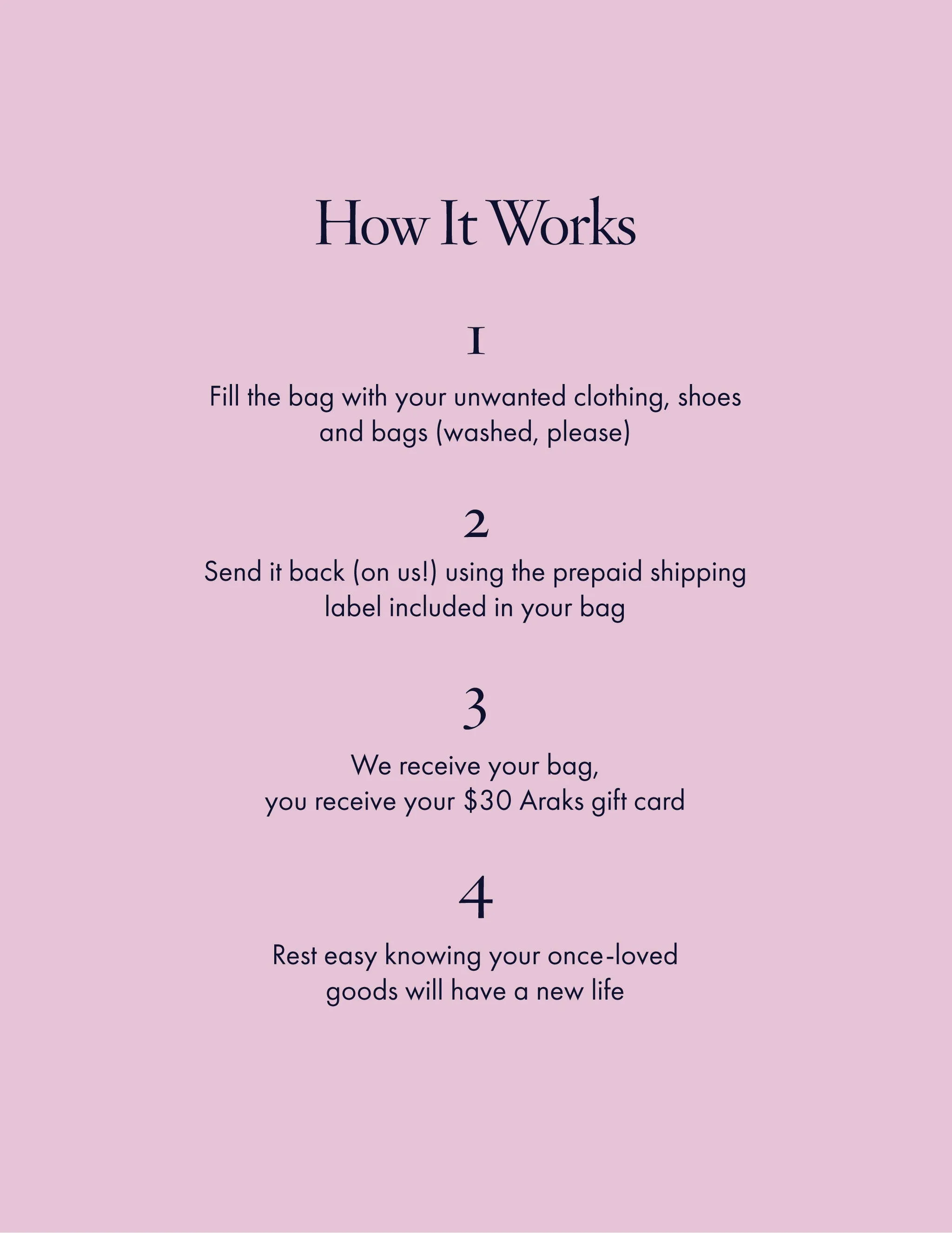 Clothing Recycling Bag