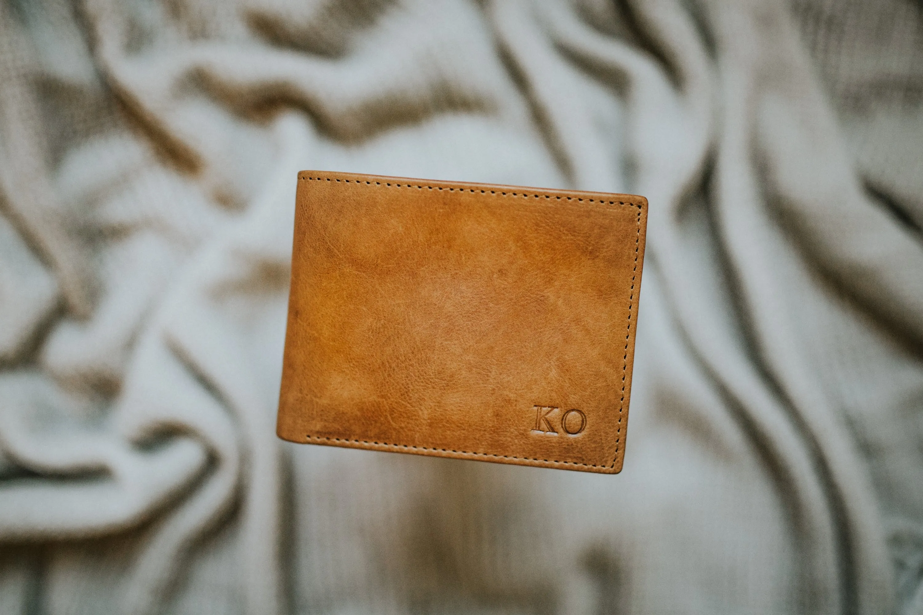 Coin/Card Wallet - Caramel