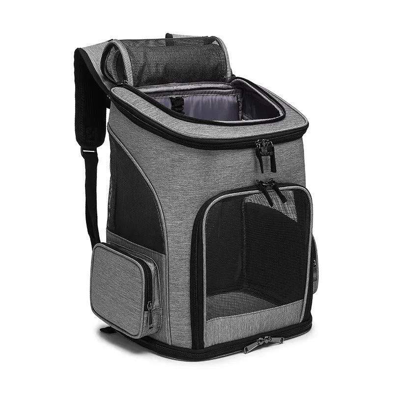 Convenient and Breathable Pet Bag Foldable Pet Backpack Cat Backpack