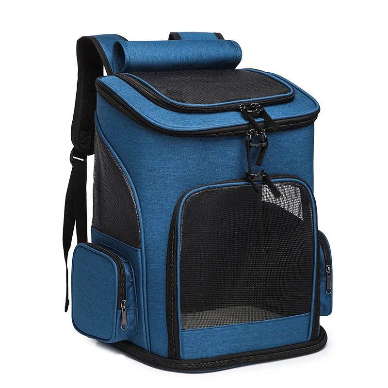 Convenient and Breathable Pet Bag Foldable Pet Backpack Cat Backpack