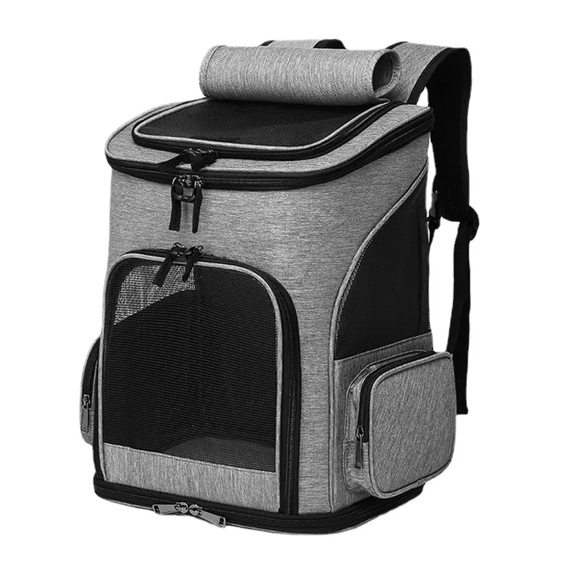 Convenient and Breathable Pet Bag Foldable Pet Backpack Cat Backpack