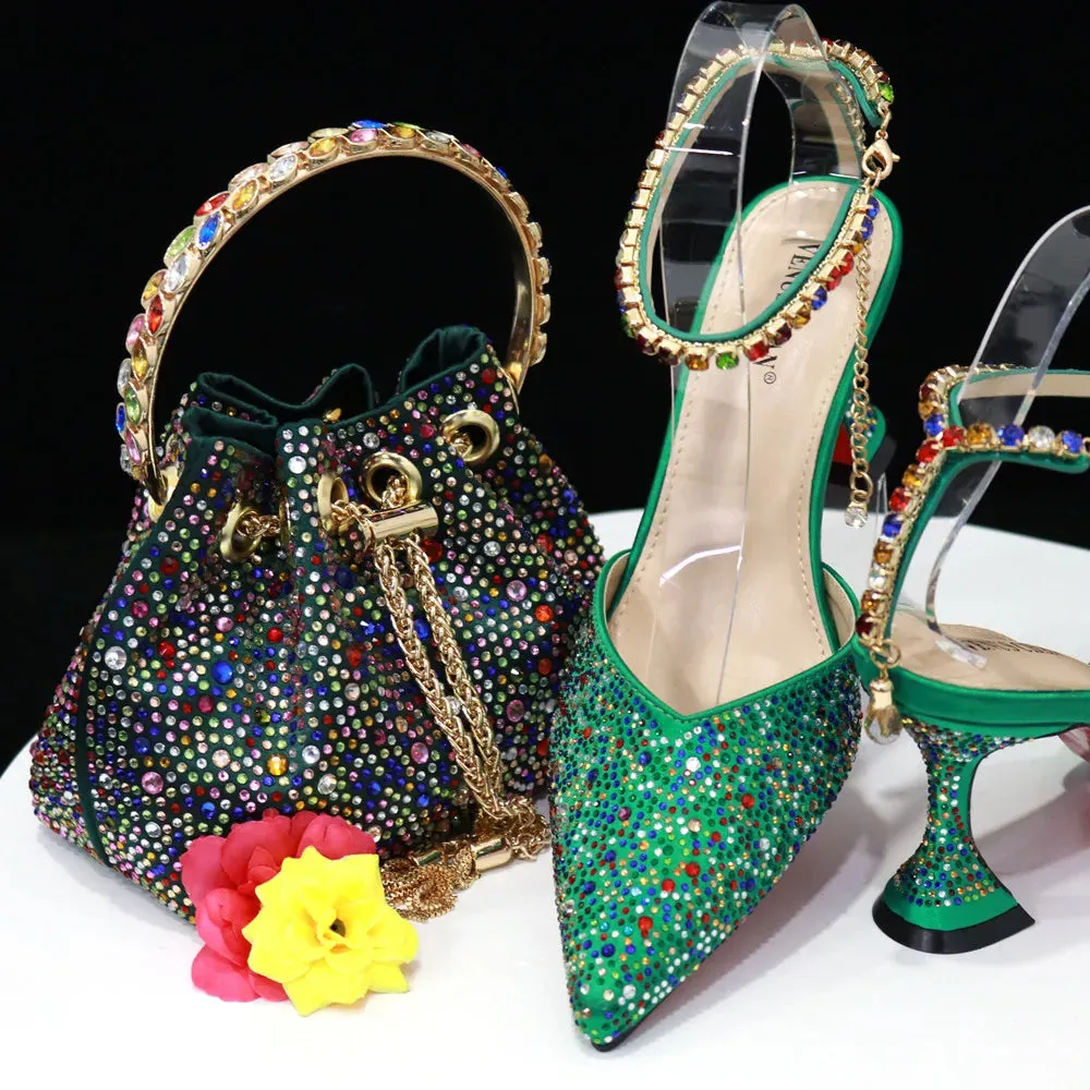 Devika Shoes & Bag Set