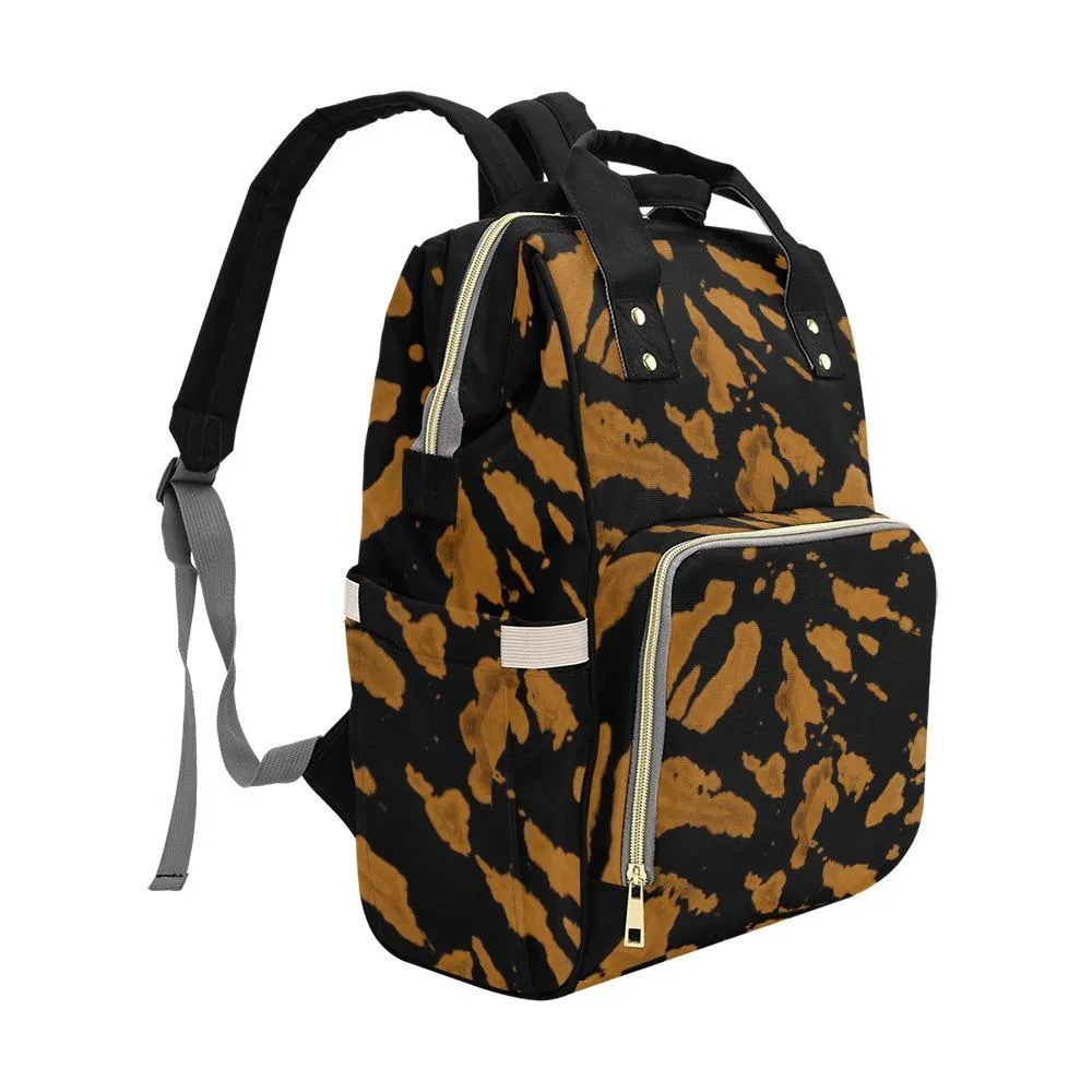 Diaper Bag - Tie Dye #115 | Multi Compartment Backpack, Babygirl Custom Diaper Bag, Hipster Diaper Backpack