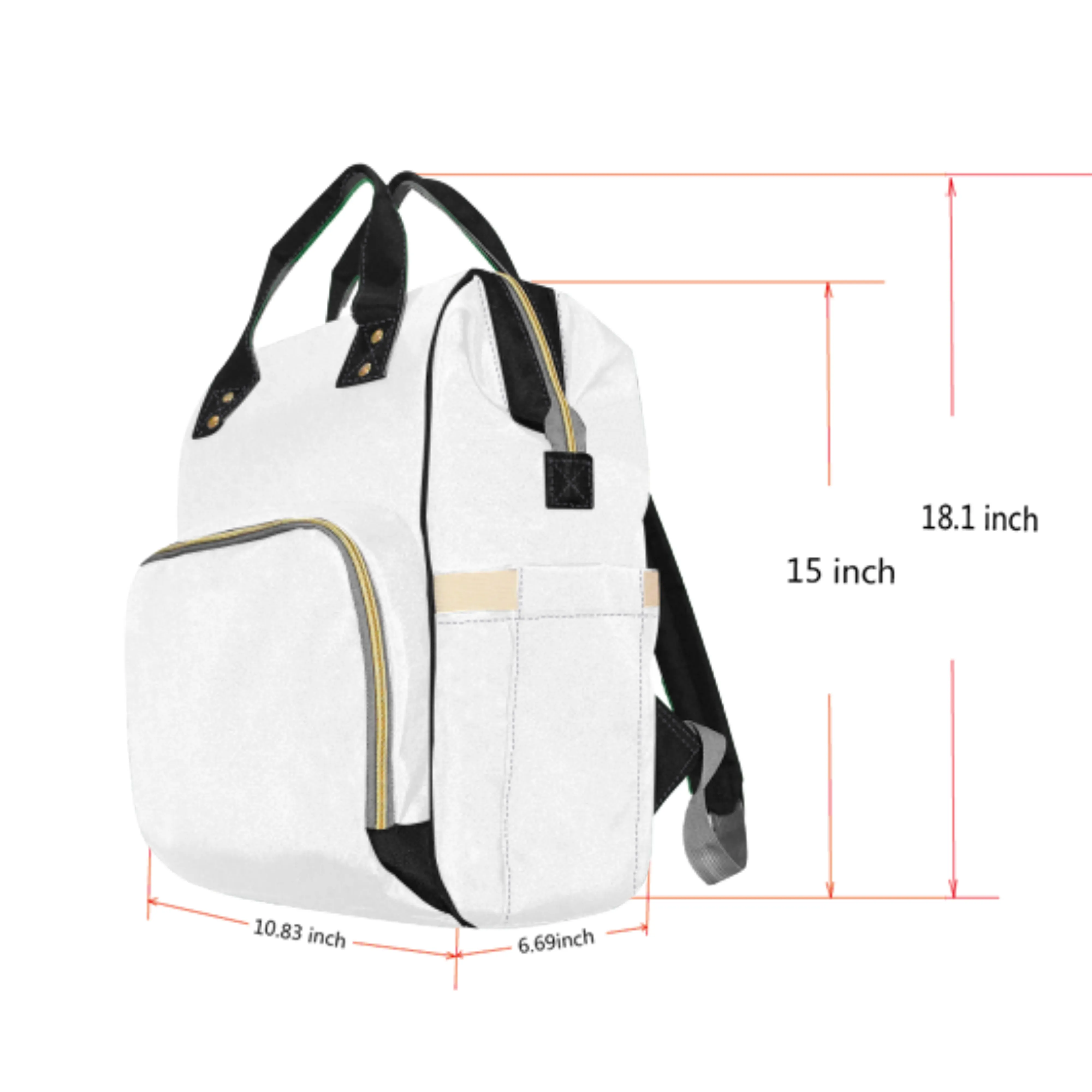 Diaper Bag - Tie Dye #115 | Multi Compartment Backpack, Babygirl Custom Diaper Bag, Hipster Diaper Backpack