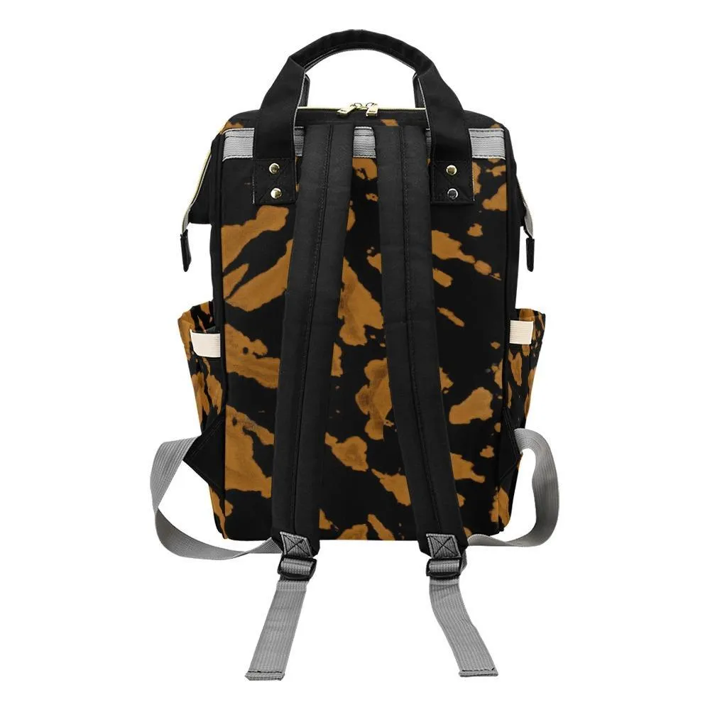 Diaper Bag - Tie Dye #115 | Multi Compartment Backpack, Babygirl Custom Diaper Bag, Hipster Diaper Backpack