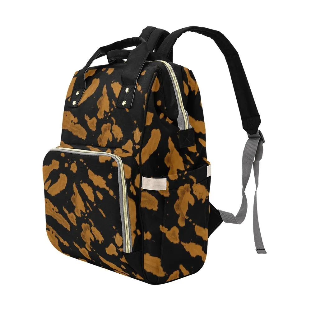 Diaper Bag - Tie Dye #115 | Multi Compartment Backpack, Babygirl Custom Diaper Bag, Hipster Diaper Backpack