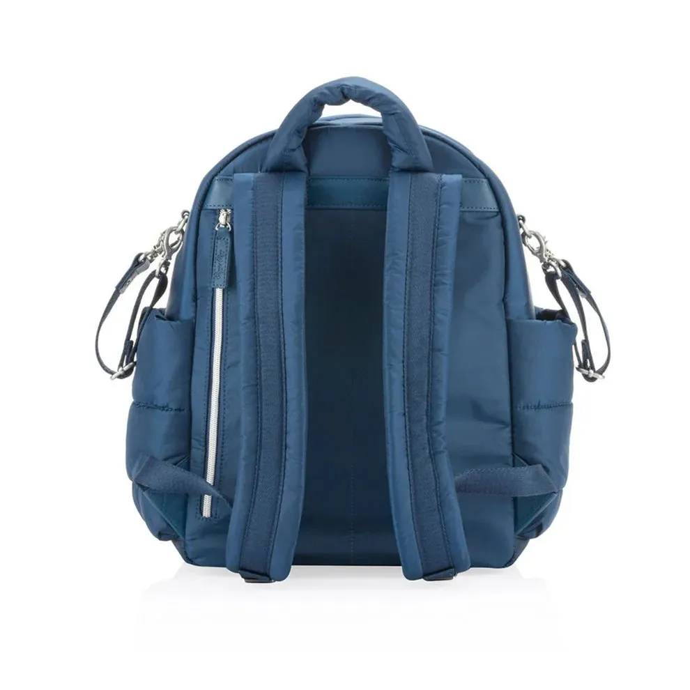 Dream Backpack™ Sapphire Starlight Diaper Bag with 14 Pockets & Insulated Bottle Holders