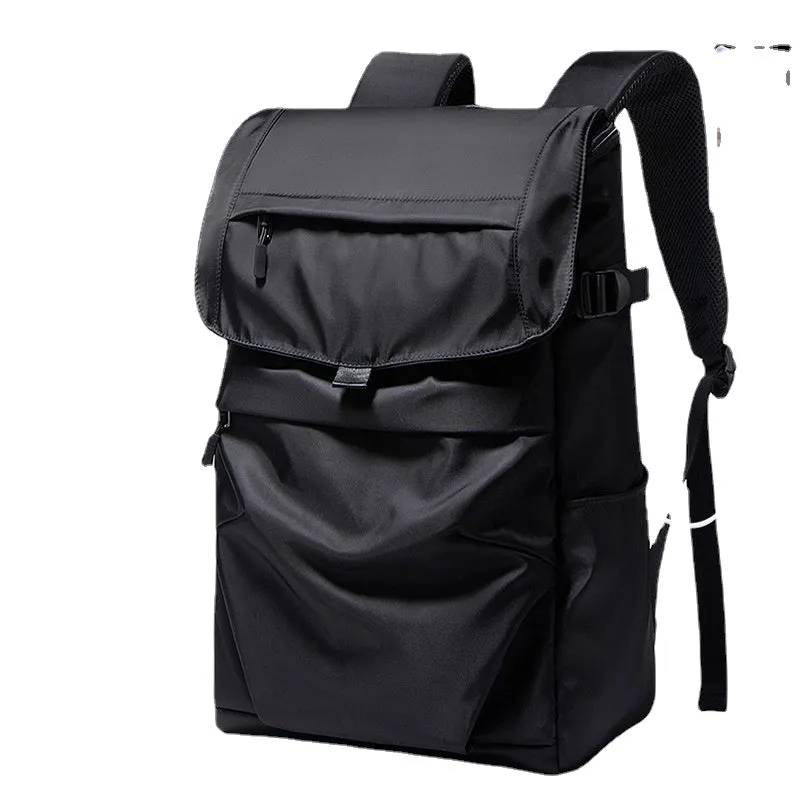 Fashion Trendy Unique Street Korean Backpack Travel Bag Men's Simple