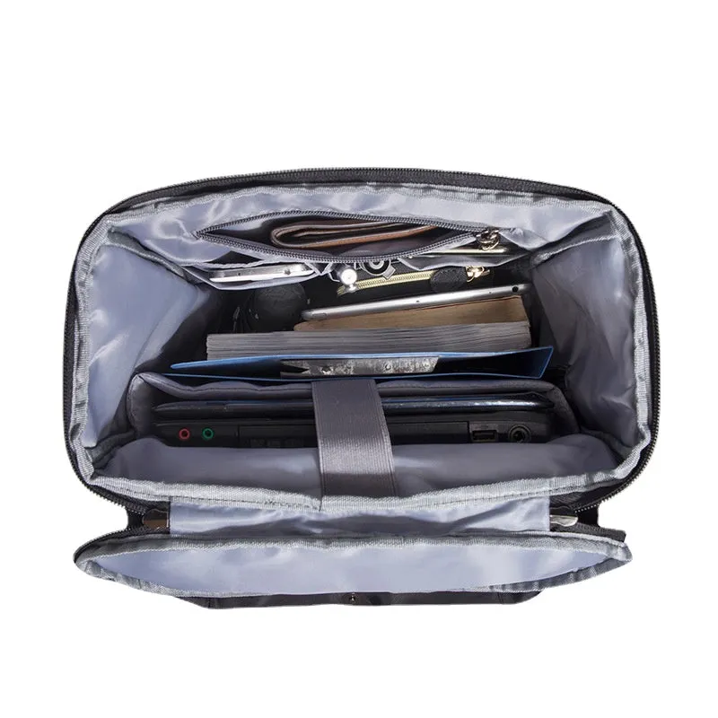 Fashion Trendy Unique Street Korean Backpack Travel Bag Men's Simple