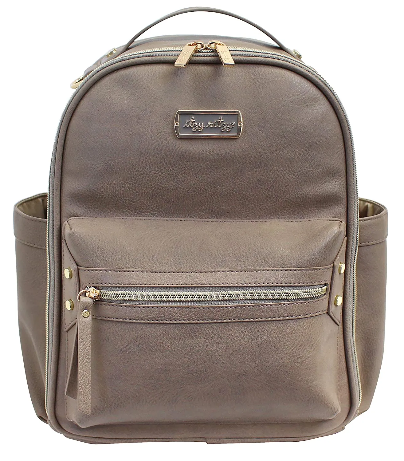 Itzy Ritzy Mini Diaper Bag Backpack – Taupe