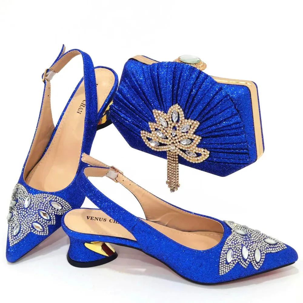 Megha Shoes & Bag Set